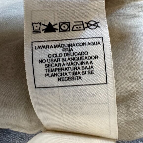 Vintage Y2k Max Studio Tan Cotton Low Rise Wide Leg Tie Hem Cargo Capri Pants - Picture 14 of 17